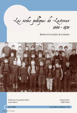 Cahier d'Arkae n°13 : Les écoles publiques de Lestonan - Couverture