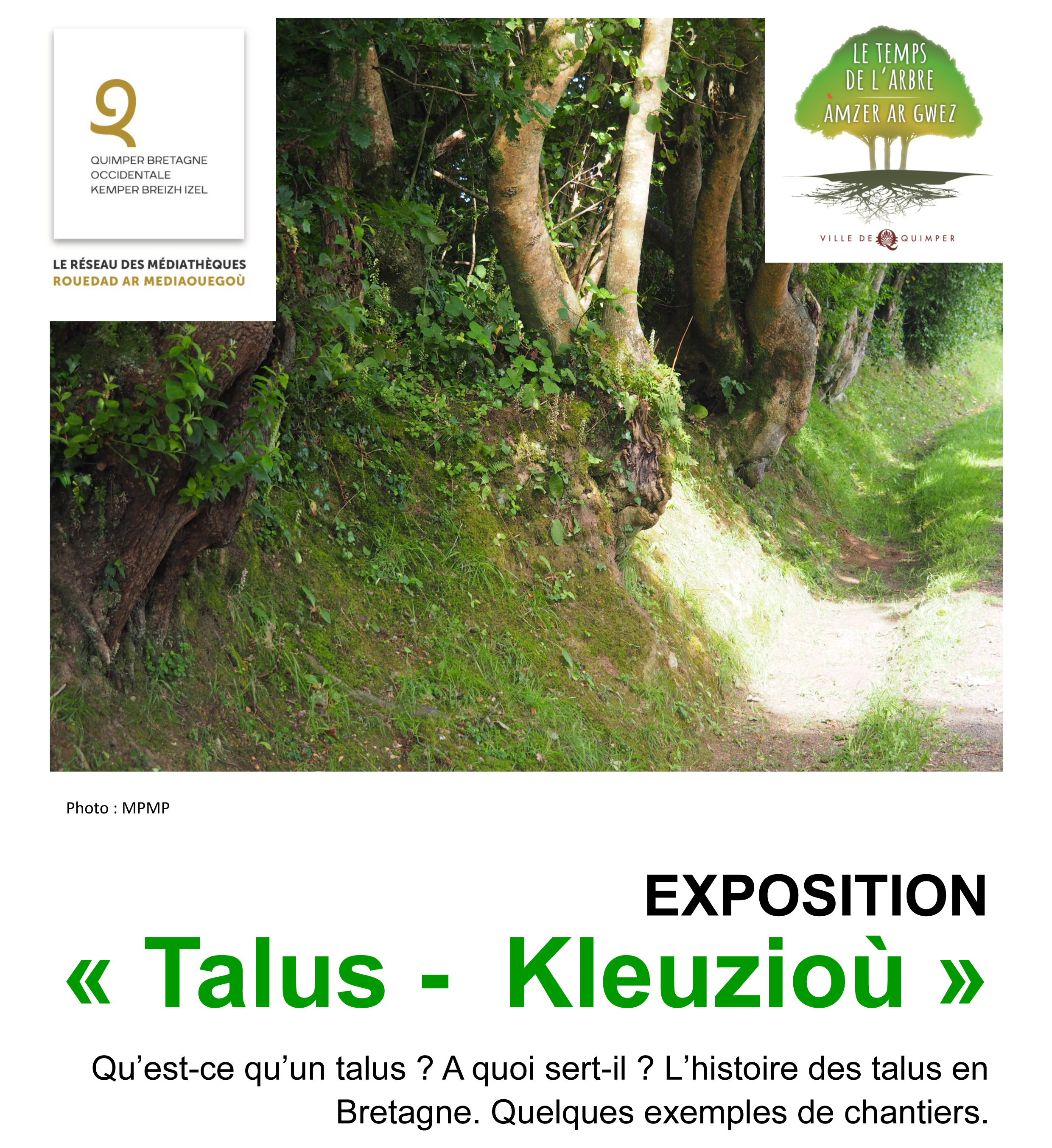 Affiche A3 Exposition Talus kleuzioù raccourcie