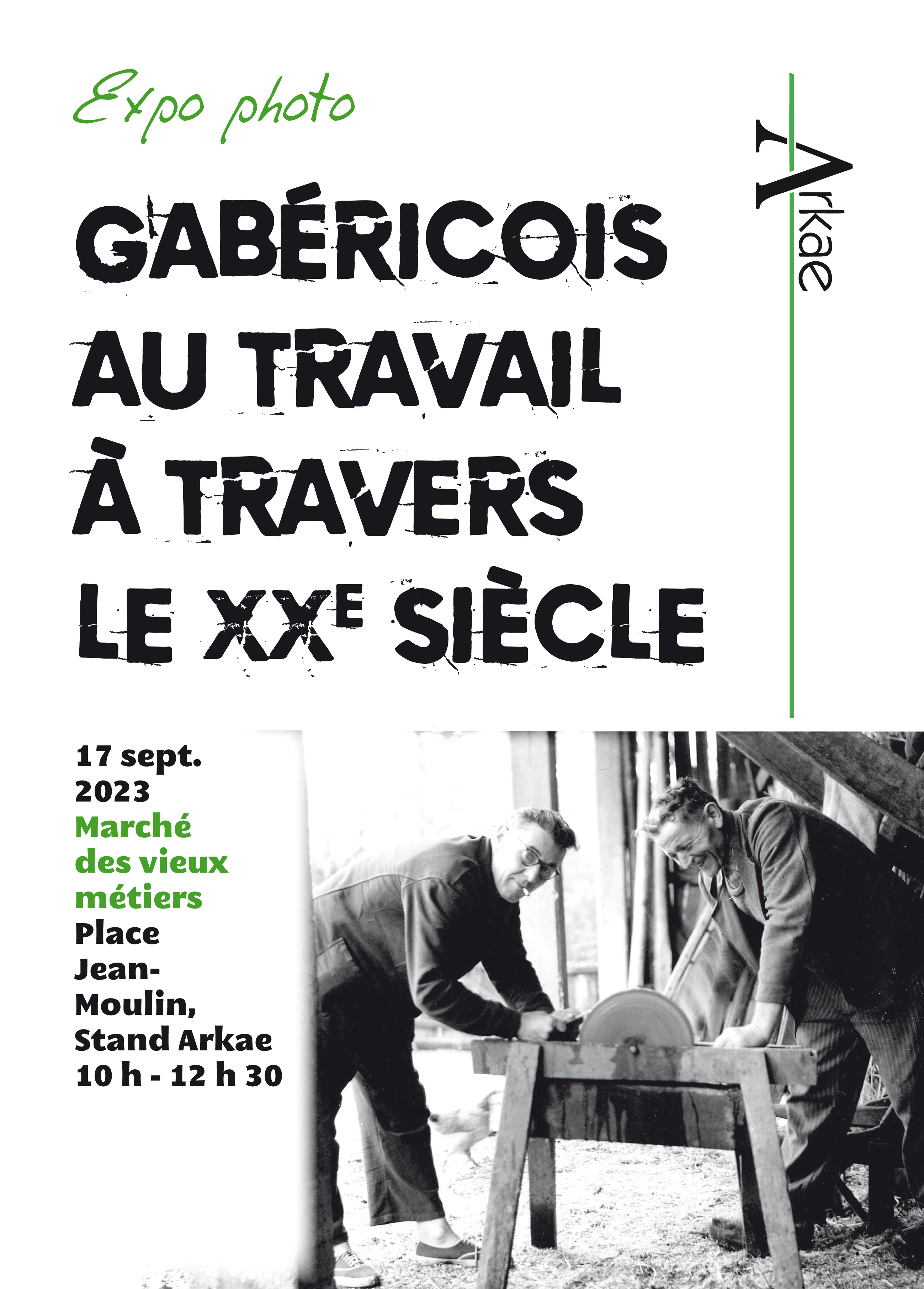 Affiche Expo vieux métiers