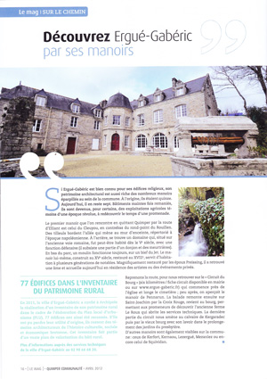 Page du mag n°27 Manoir du Cleuyou