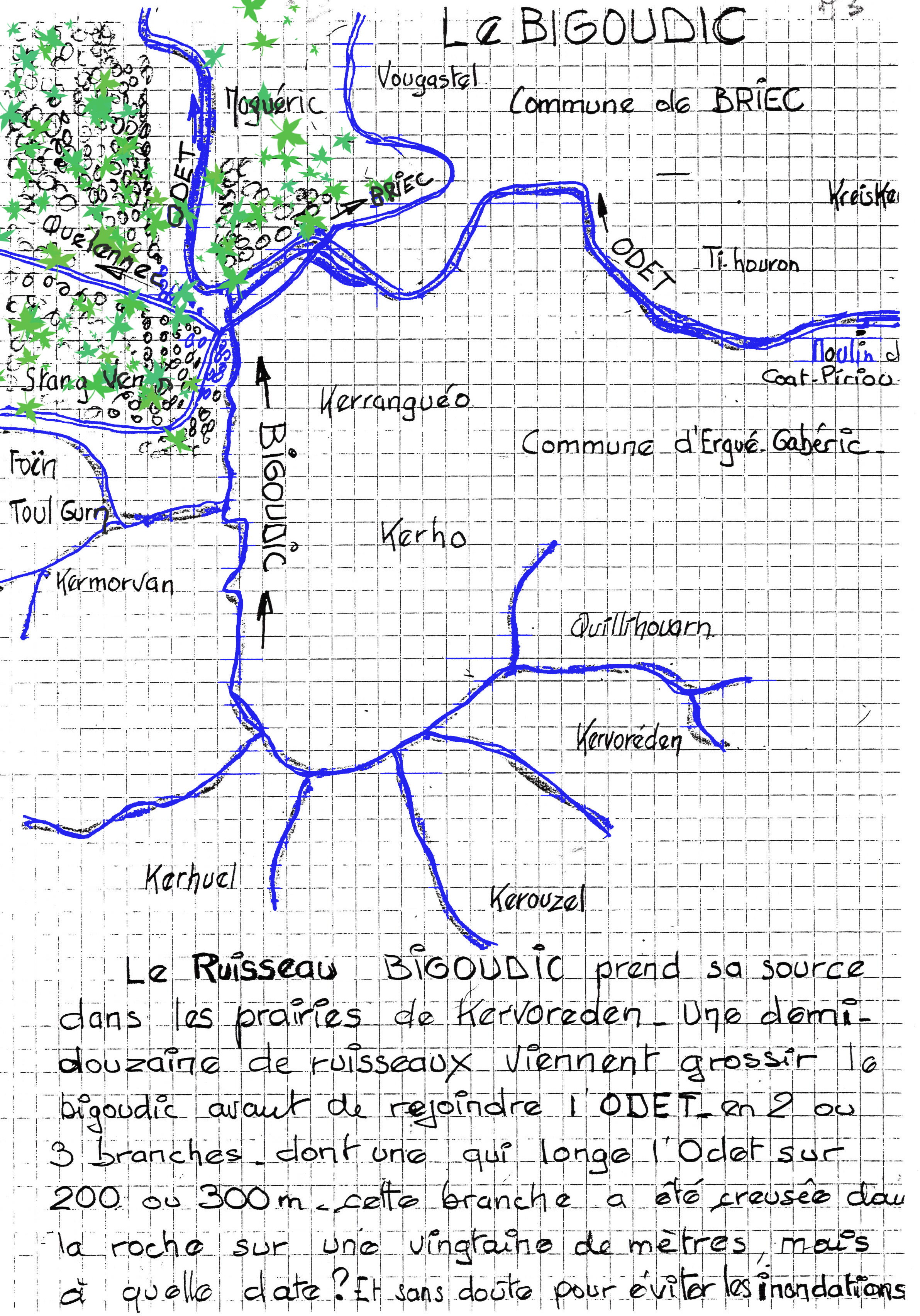 Carte du Bigoudic