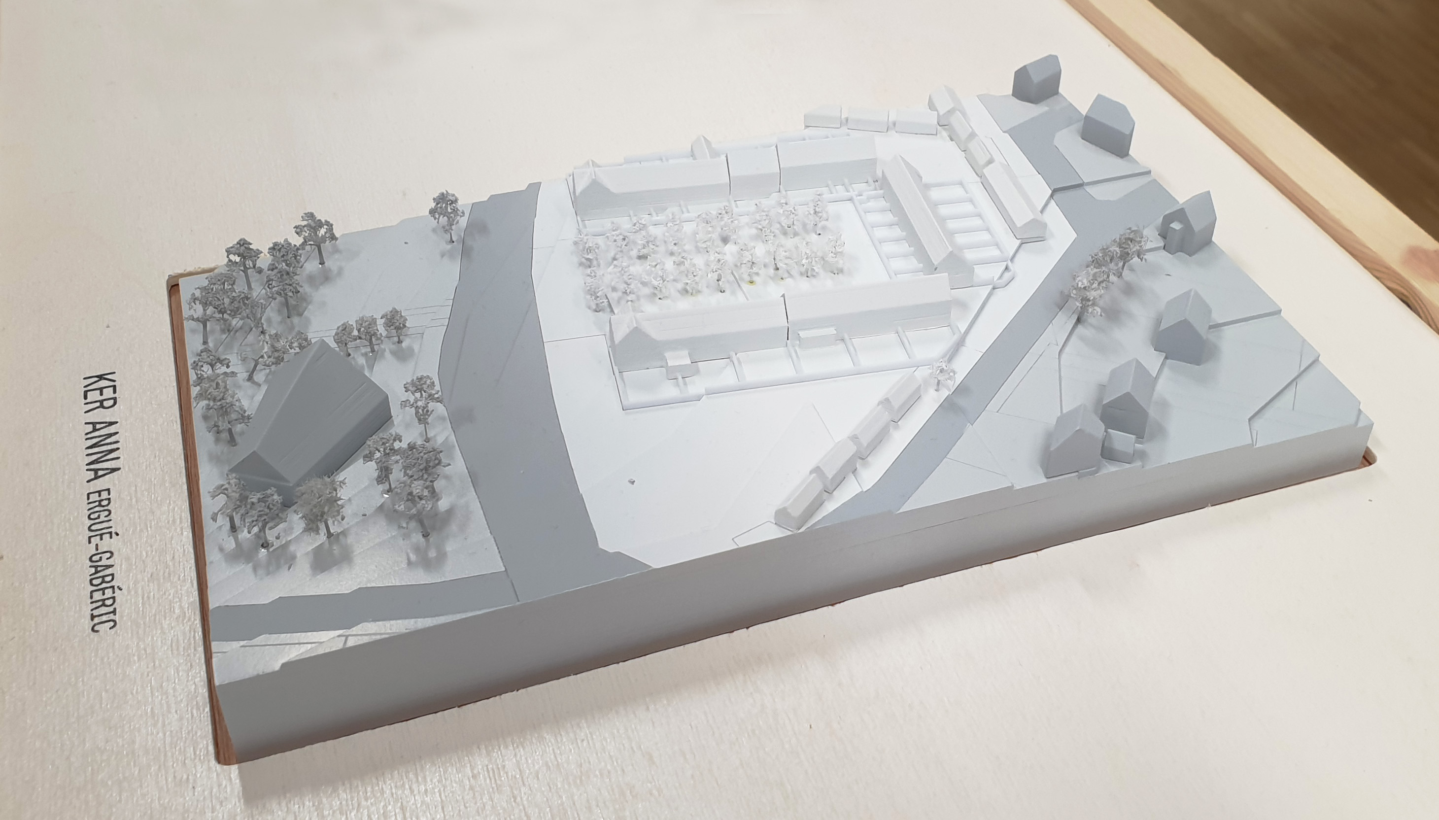 Maquette cité de Keranna CAUE La leçon des villes 2020