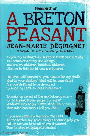 Couverture Memoirs of a breton peasant : version américaine de Jean-Marie Déguignet