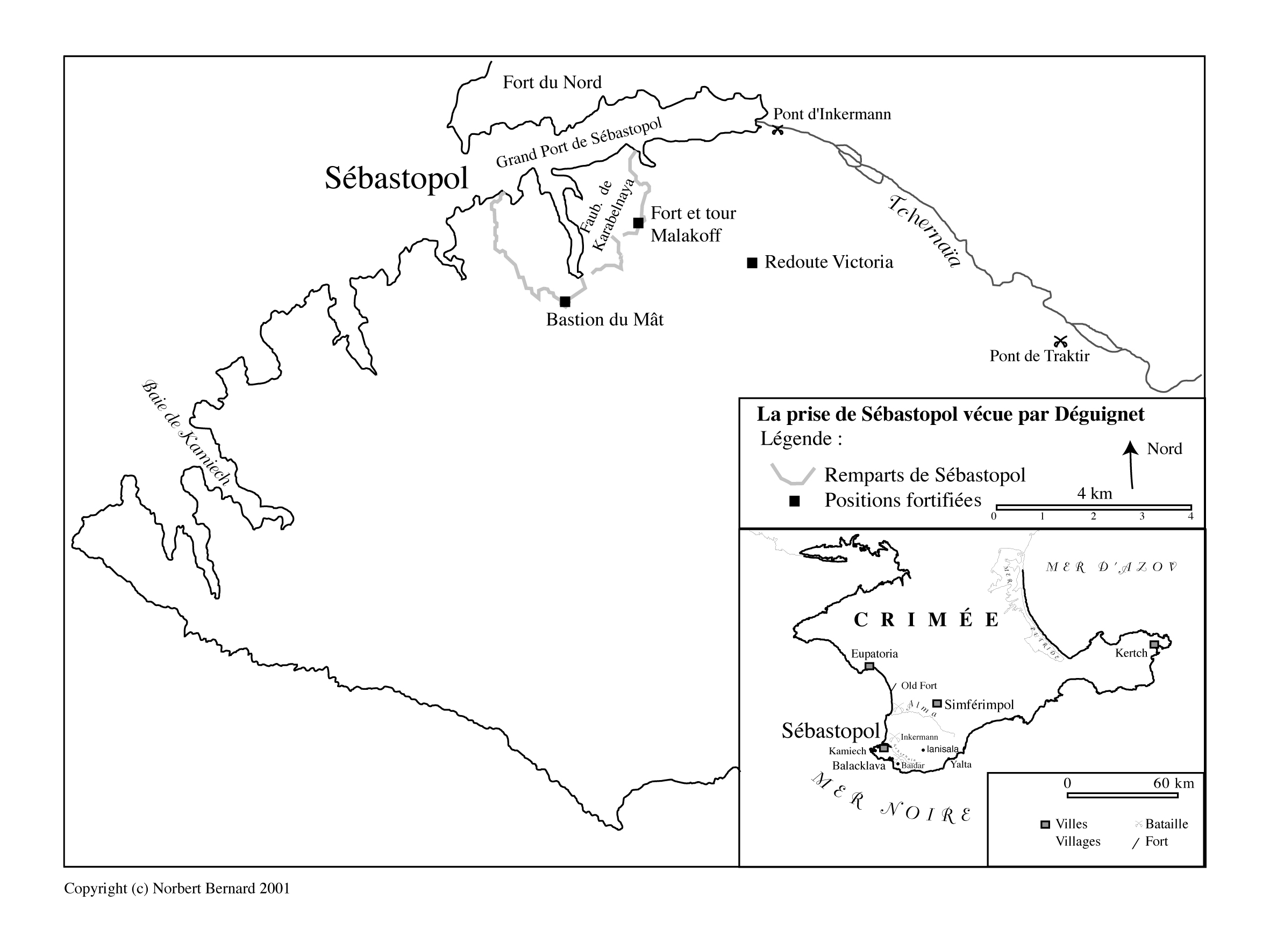 Crimée déplacements militaires Déguignet