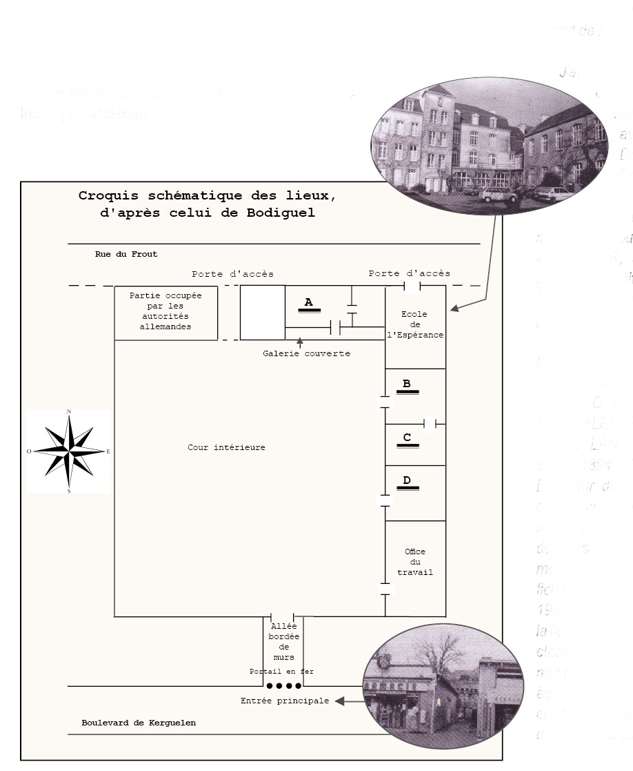 Croquis des lieux