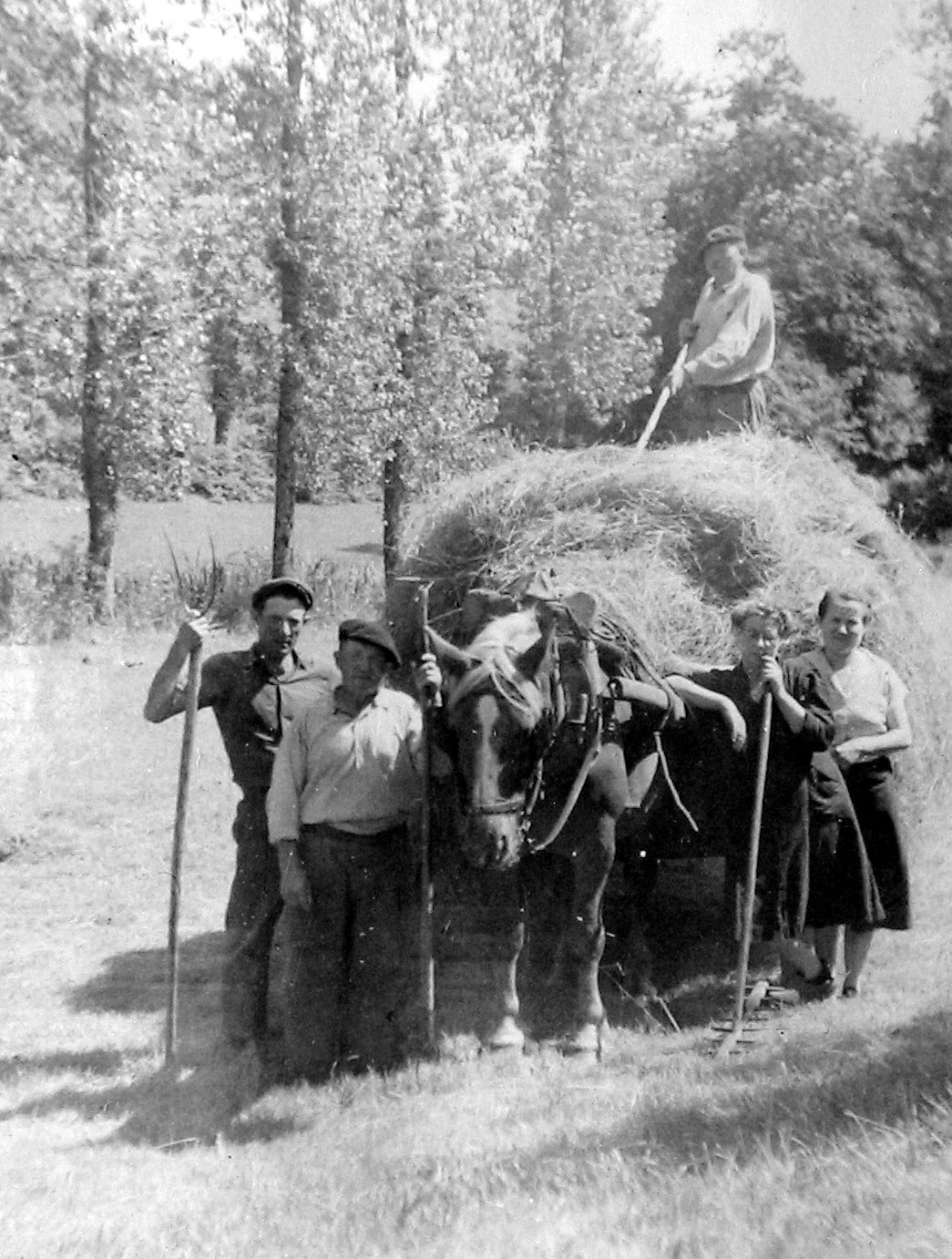 De g à d Pierre Louis Perrine Rannou du Reunic en 1951 Don A. Verdin 2024