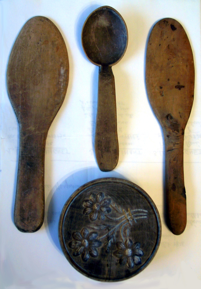 Outils de Perrine Rannou du Reunic pour faire le beurre 1953 Don A. Verdin