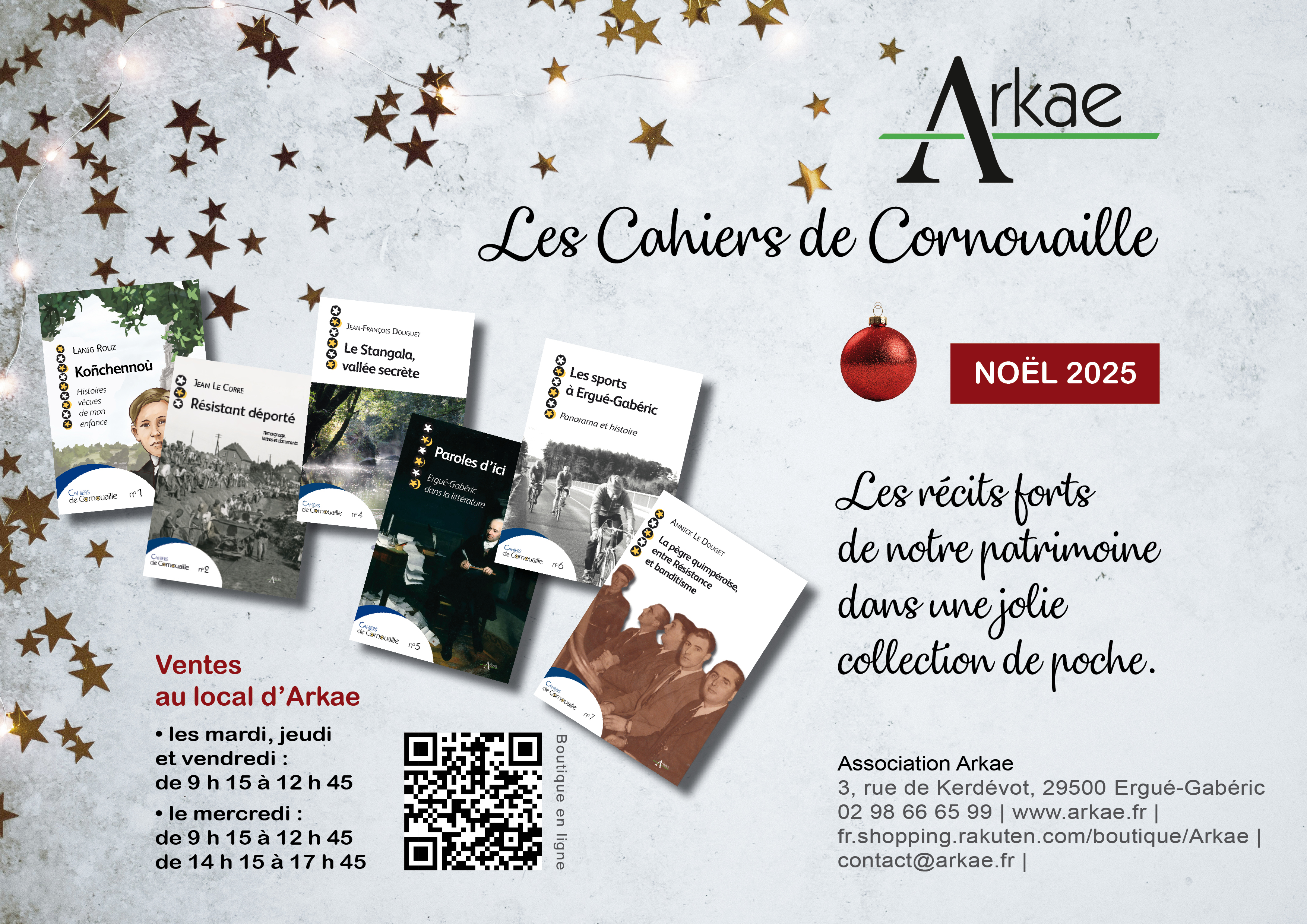 Pub Noël Cahiers de Cornouaille 2025