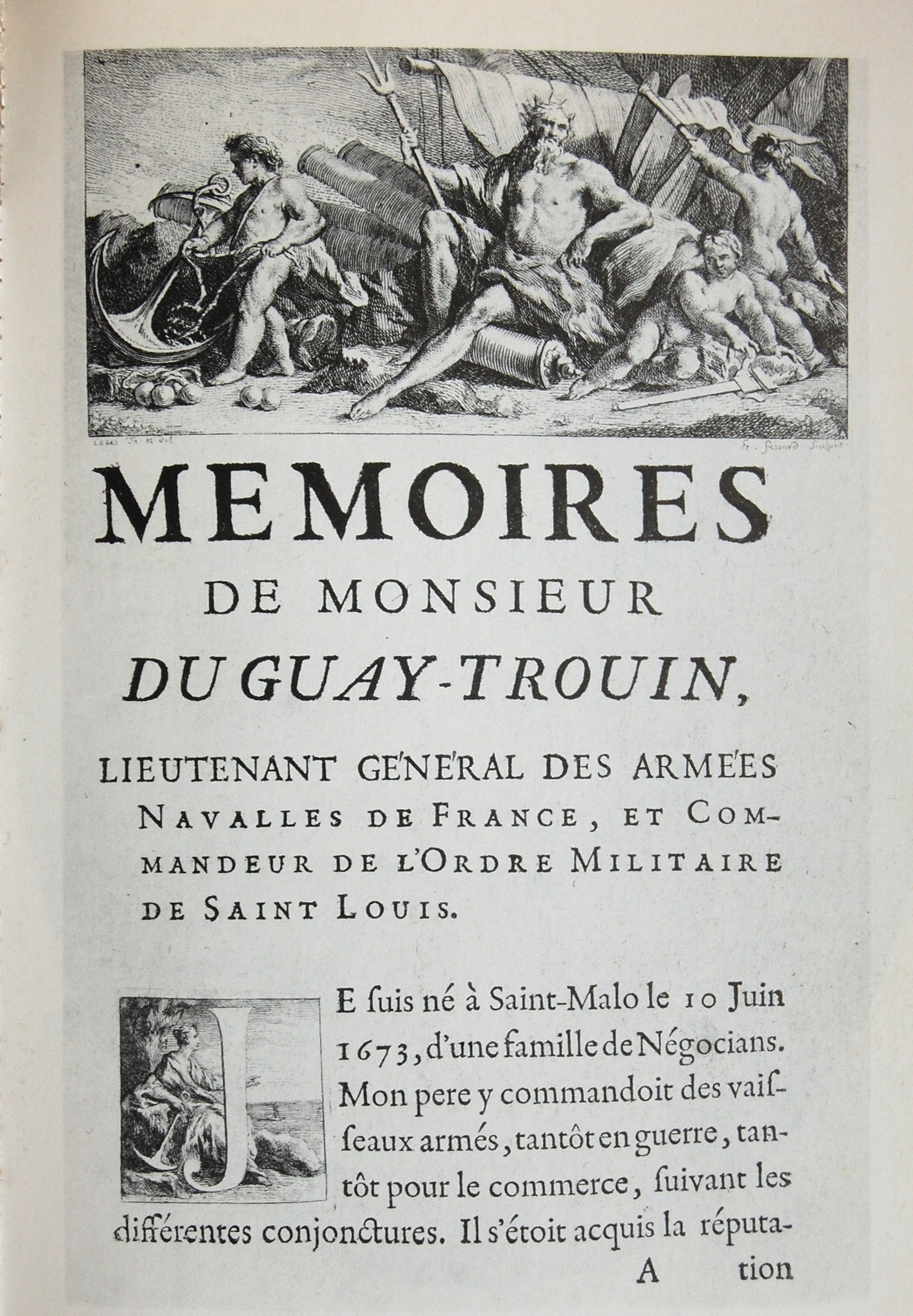 Couverture des Mémoires de Duguay Trouin